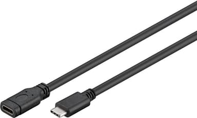 Microconnect USB cable 1m USB C USB C Svart
