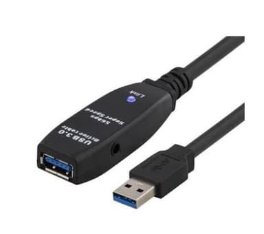 Microconnect Active USB 3.0 Extension Cable 15m 15m USB A USB A Zwart