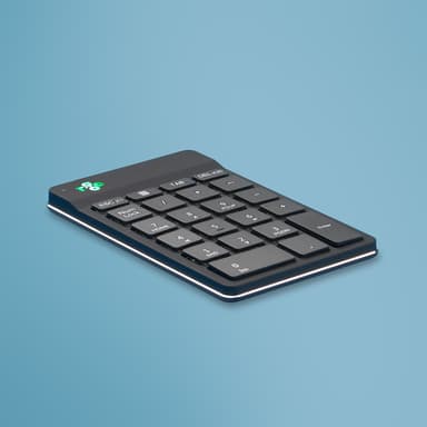 R-Go Tools Numeriek toetsenbord R-Go Numpad Break, ergonomisch numeriek toetsenbord met pauzesoftware, Bluetooth, zwart
