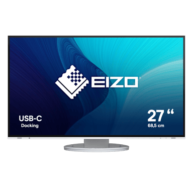EIZO FlexScan EV2781-WT LED display 68,6 cm (27") 2560 x 1440 piksler Quad HD Hvit 27" 2560 x 1440pixels IPS 16:9 60Hz