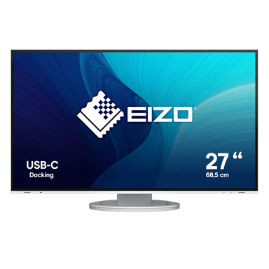 EIZO FlexScan EV2781-WT LED display 68,6 cm (27") 2560 x 1440 Pixels Quad HD Wit 27" 2560 × 1440pixels IPS 16:9 60Hz
