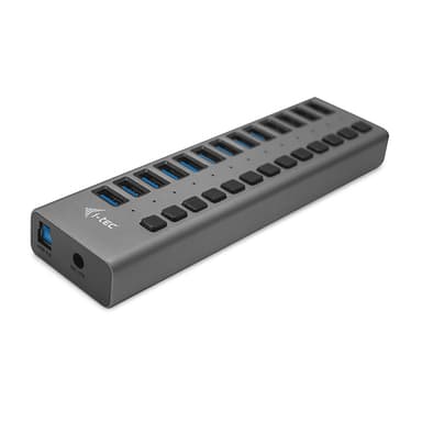 I-Tec USB 3.0 Charging HUB 13port 60W Grå