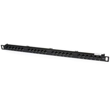 Startech Patchpanel Svart Cat5e 0.5U