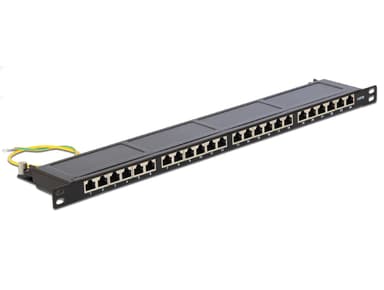 Delock Patchpanel Svart 0.5U