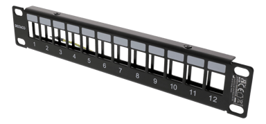 Deltaco Patchpanel Sort 1U