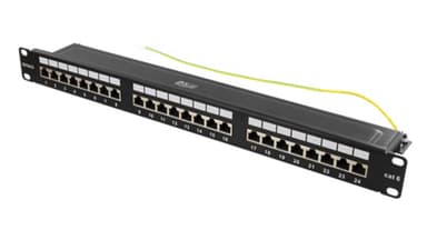 Deltaco Patchpanel Sort Cat6 1U