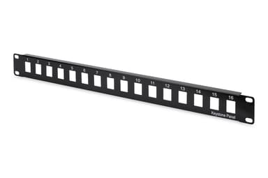 Digitus Patchpanel Svart 1U