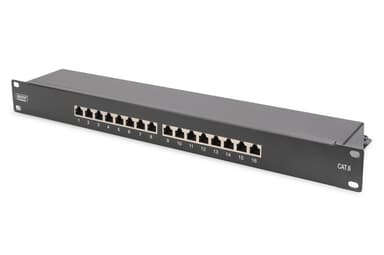 Digitus Patchpanel Svart 1U