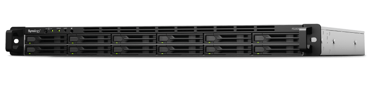 Synology FlashStation FS2500 NAS- ja tallennuspalvelimet Teline ( 1U ) Ryzen Embedded V1780B 8 GB DDR4 0 TB musta, Harmaa