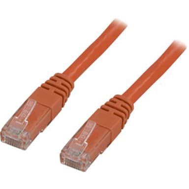 Deltaco Kytkentäkaapeli RJ-45 Cat6 1m Oranssi