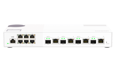QNAP QSW-M2106-4C verkkokytkin Hallittu L2 2.5G Ethernet (100/1000/2500) Valkoinen 