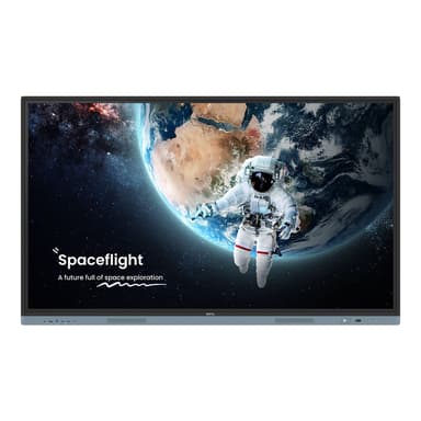 BenQ RM8604 Interaktiv tavle 2,18 m (86") 3840 x 2160 piksler Berøringsskjerm Sort Sort