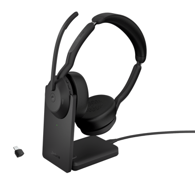 Jabra Evolve2 55 Stereo USB-C Microsoft Teams Musta