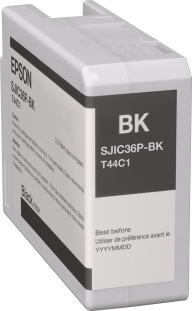 Epson Blæk Sort SJIC36P(K) 80ml - Color Works C6000/C6500