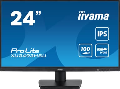iiyama ProLite XU2493HSU-B7 23.8" 1920 × 1080pixels IPS 16:9 100Hz