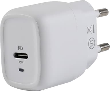 Cirafon Snabbladdare Micro 20W USB-C Vit