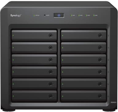 Synology DiskStation DS2422+ NAS & lagringsserver Tower Ryzen Embedded V1500B 4 GB DDR4 0 TB DiskStation Manager Sort 