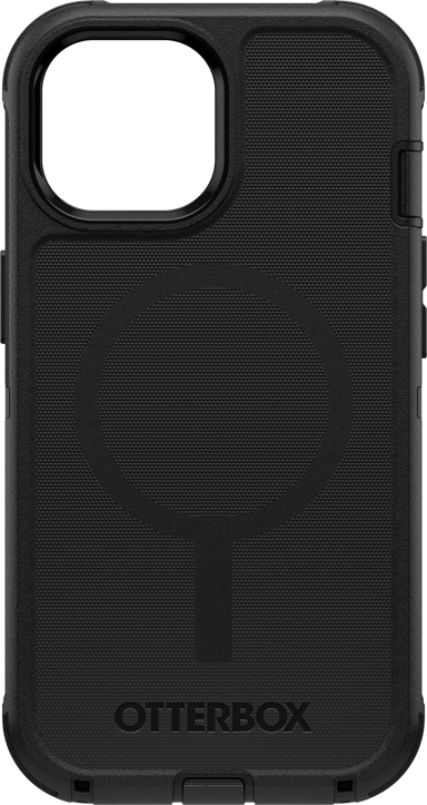 Otterbox Defender Magsafe iPhone 13, iPhone 14, iPhone 15, iPhone 16e, iPhone 17e Noir, Svart
