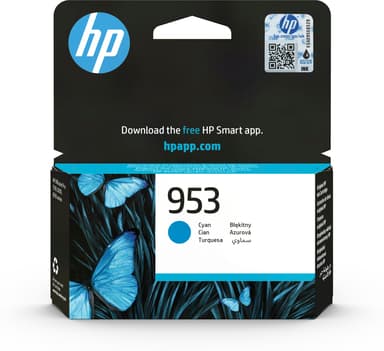 HP Blekk Cyan 953 - OfficeJet Pro 8710/8720/8730/8740