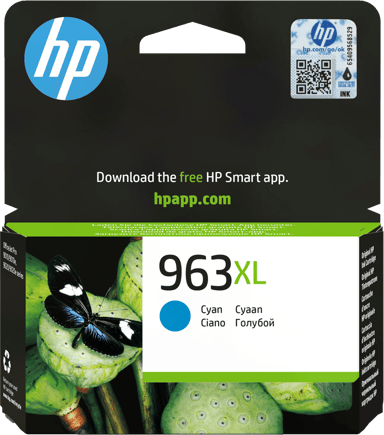 HP Inkt Cyan No 963XL 1.6K – OfficeJet Pro 9010