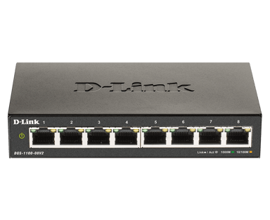 D-Link DGS 1100 v2 8-Port Smart Switch 