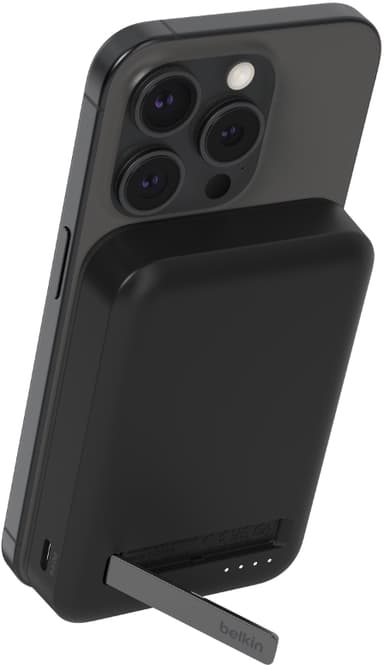 Belkin Qi2 MagSafe Powerbank With Kickstand 8000mAh Musta