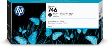 HP Blæk Matt Sort 746 300ml - DesignJet Z6/Z9+ 