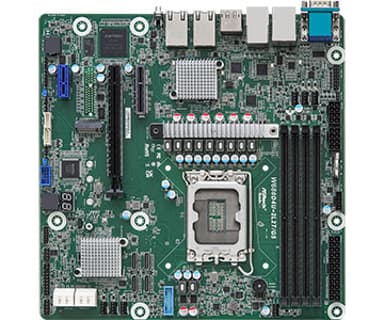 ASRock W680D4U-2L2T/G5 moderkort Intel W680 LGA 1700 micro ATX LGA 1700 micro ATX