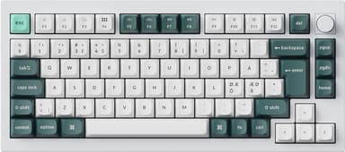 Keychron Q1 HE 75% Kabel & trådløs Gateron Double-Rail Magnetic Nebula Nordisk