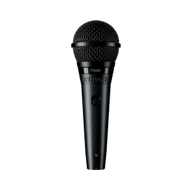 Shure PGA58-mikrofoni + XLR-XLR-kaapeli 
