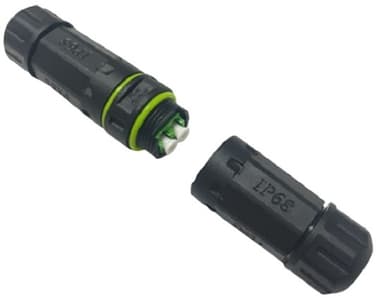 Direktronik IP68-skjøtekontakt for LC Duplex-fiber 