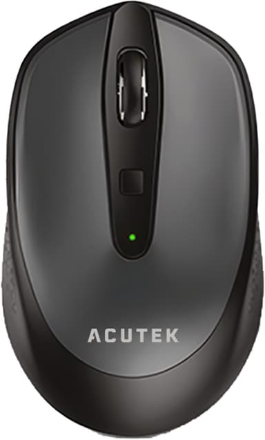 Acutek Trådlös Bluetooth Mus standard - för Kontor Bluetooth Mus Svart, Grå