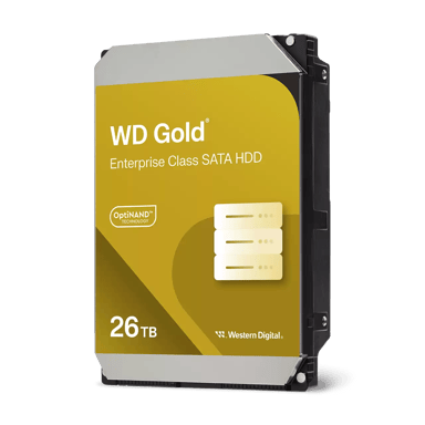 WD Gold Enterprise 26TB 3.5" 7200r/min SATA 6.0 Gbit/s HDD