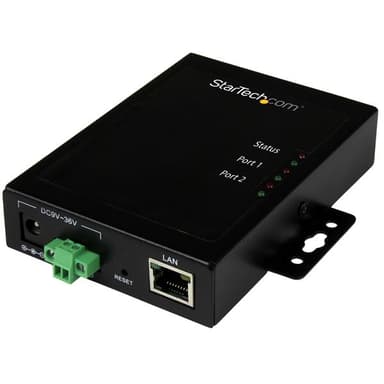Startech Seriell-till-IP Ethernet-enhetsserver med 2 portar 