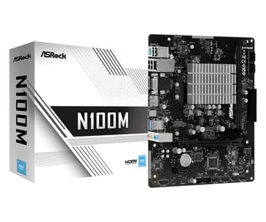 ASRock N100M NA (integrerad CPU) micro ATX NA (integrerad CPU) micro ATX