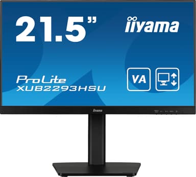 iiyama ProLite XUB2293HSU-B7 computer monitor 54,6 cm (21.5") 1920 x 1080 Pixels Full HD LED Zwart 21.5" 1920 x 1080pixels IPS 16:9 100Hz