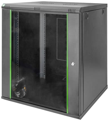 Digitus DN-19 16U-6/6-EC-SW rack Väggmonterad rack Svart 