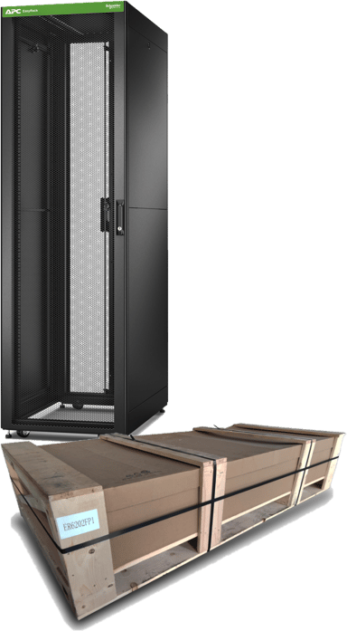 APC Easy Rack 19" 42U 1000X600 Svart Flat Pack 