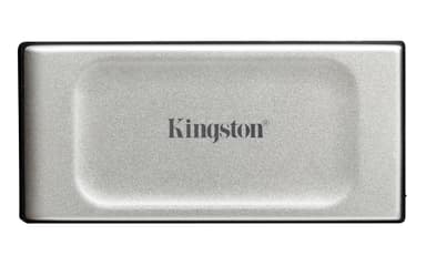 Kingston XS2000 Portable SSD 500GB USB Type-C Sort, Sølv