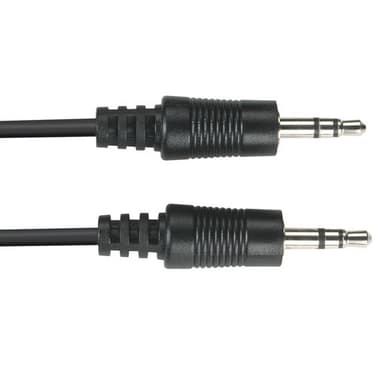 Black Box 3.5-mm - 3.5-mm, 5-ft lydkabel 1,5 m 3.5mm Sort 1.5m 3.5mm 3.5mm