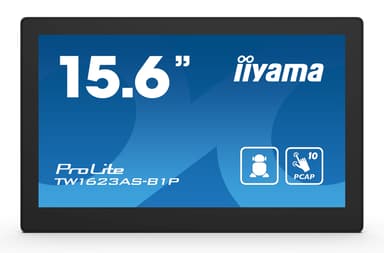 iiyama ProLite TW1623AS-B1P 15.6" FHD IPS Touch Android 13 Zwart 15.6" IPS 450cd/m² 1920 x 1080pixels