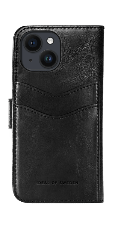 iDeal Magnet Wallet+ Vikbart Fodral För Mobiltelefon iPhone 13 iPhone 14 iPhone 15 iPhone 16e Svart