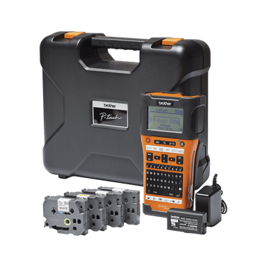 Brother P-Touch PT-E550W +4pcs TZE-Tape + Carry Case 