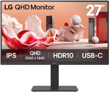 LG 27BA65QB 27" 2560 x 1440pixels IPS 16:9 100Hz