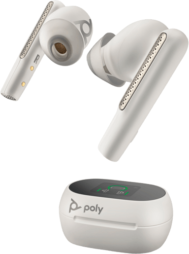 HP Poly Voyager Free 60+ Stereo USB-A UC Hvit