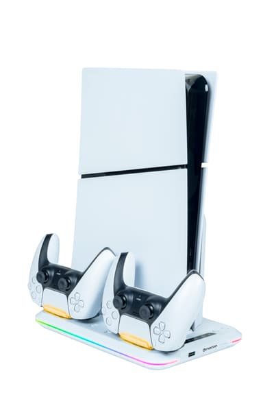Nacon PS5 Vertical Stand with Fan Hvid