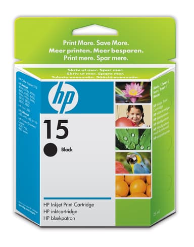 HP Blekk Svart No.15 25ml - OJ 5110/DJ 840C/940/V40
