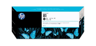 HP Inkt Zwart No.81 - DJ 5000/5000PS/5500 