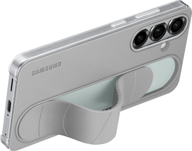 Samsung Standing Grip Case Samsung Galaxy S25 Harmaa