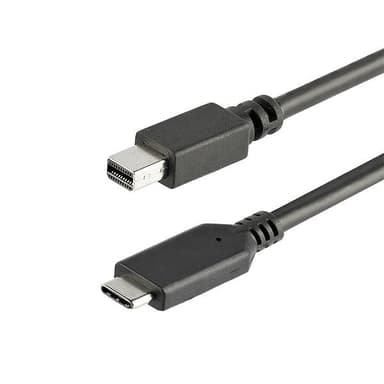 Startech 1m / 3 ft USB-C to Mini DisplayPort Cable 1m USB-C Mini DisplayPort Zwart
